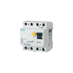   Eaton áramvédő kapcsoló 10kA négy pólusú, frcdm-40/4/03-s/b-167901