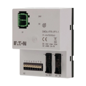   Eaton SWD lapos kábel toldó adapter (din sínre)+tápegys., swd4-ffr-pf1-1-168880