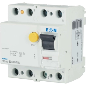   Eaton áramvédő kapcsoló 10kA négy pólusú, frcmm-63/4/03-s/a-170449