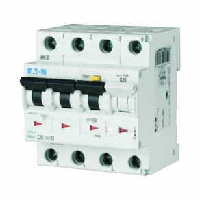   Eaton áramvédő kismegszakító 4, 5kA, 3P+N, frbm4-d20/3n/03-170965