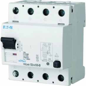   Eaton áramvédő kapcsoló 10kA négy pólusú, frcmm-125/4/003-g/b+-171189