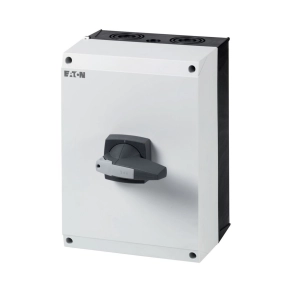   Eaton főkapcsoló 160A négy pólusú tokozott, lakatolható, szürke, dmm-160/4/i5/p-g-172796