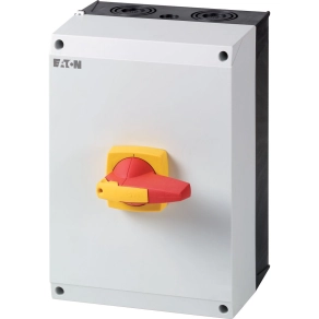   Eaton főkapcsoló 160A három pólusú tokozott, lakatolható, piros-sárga, dmm-160/3/i5/p-r-172794
