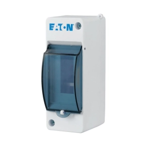   Eaton kis tokozat IP30, 2 te, átlátszó ajtóval, fehér, mini-2-t-177071