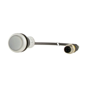   Eaton világító nyomógomb, 24V, 1z, fehér, 1m, m12a, c22-dl-w-k10-24-p5-181307