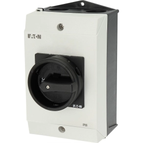   Eaton főkapcsoló három pólusú 25A tok. 1ny1z árnyékoló lemezzel, p1-25/i2h/mbs/svb-sw/hi11-182416