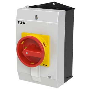   Eaton főkapcsoló vész-ki három pólusú 32A tok. 1ny1z árnyékoló l., p1-32/i2h/mbs/svb/hi11-182419