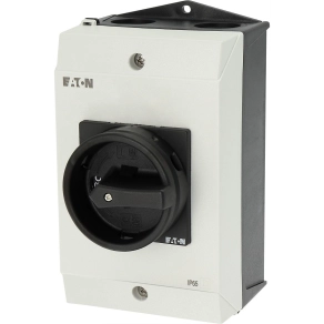   Eaton főkapcsoló három pólusú 32A tok. 1ny1z árnyékoló lemezzel, p1-32/i2h/mbs/svb-sw/hi11-182420