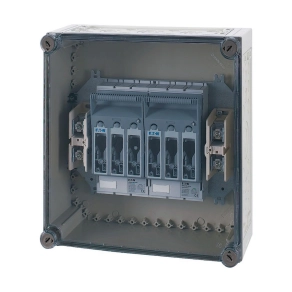   Eaton CI IP65 műanyag tokozat beépített NH készülékkel, xnh00-2x-ci44e-184455