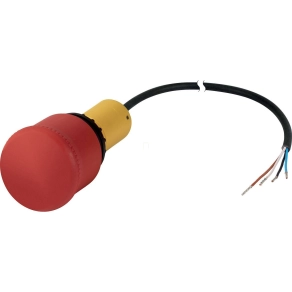   Eaton vész-ki nyomógomb, 38mm, reteszkioldás húzással, 2ny, 3.5m kábel, c22-pv-k02-p65-185170