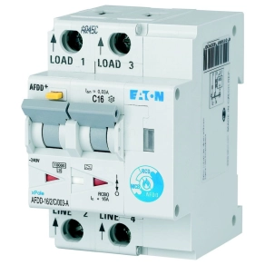   Eaton afdd+ kombinált ívhiba védelmi készülék (3in1) 'a', afdd-16/2/c/003-a-187210