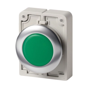   Eaton jelzőlámpa, fém, 30mm, lapos, zöld, m30i-fl-g-188044