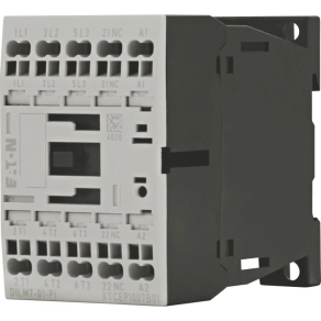   Eaton teljesítmény kontaktor dc, rugós bekötéssel, dilm7-01(24vdc)-pi-199228