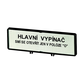 Eaton felirati tábla /t0, t3, p1, zfs78-t0-205546
