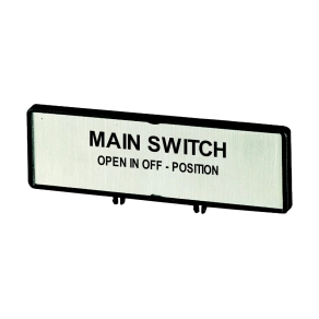   Eaton feliratozott tábla főkacsolóhoz angol /t5(b), p3, zfs62-p3-205551