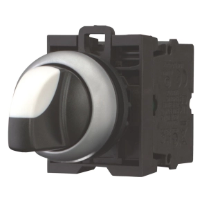  Eaton választó nyomógomb komplett, 3 áll., ret., 2z, előlapra, m22-wrk3/k20-216520
