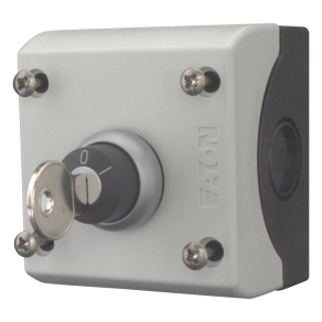   Eaton tokozott kulcsos kapcsoló komplett, 1z-1ny, m22-wrs/kc11/i-216526