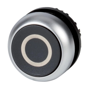   Eaton nyomógomb, lapos, fekete, reteszelt, m22-dr-s-x0-216632
