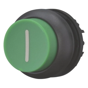   Eaton nyomógomb, magas, zöld, reteszelt, m22s-drh-g-x1-216678