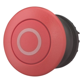 Eaton gombafejű nyomógomb, piros, m22s-dp-r-x0-216721