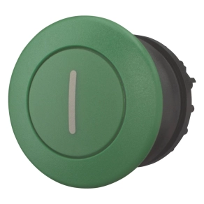   Eaton gombafejű nyomógomb, reteszelt, zöld, m22s-drp-g-x1-216754