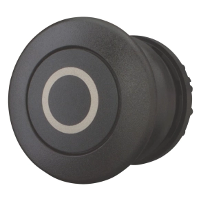   Eaton gombafejű nyomógomb, reteszelt, fekete, m22s-drp-s-x0-216756
