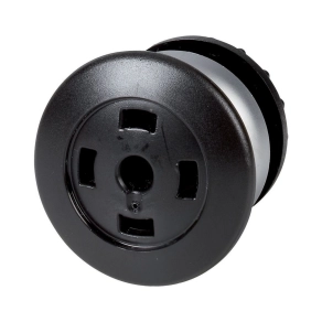   Eaton gombafejű nyomógomb, reteszelt, fekete, m22-drp-s-x-216759