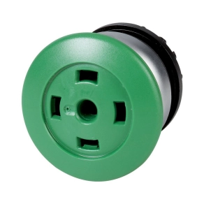   Eaton gombafejű nyomógomb, reteszelt, zöld, m22-drp-g-x-216765