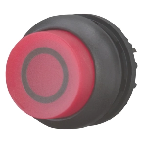   Eaton világító nyomógomb, magas, piros, reteszelt, m22s-drlh-r-x0-216808