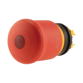   Eaton világító vész-ki gomb 38mm, húzó nyugtázás, m22-pvl-216878