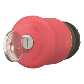 Eaton kulcsos vész-ki gomb 38mm, m22-pvs-216879