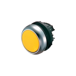 Eaton világító nyomógomb, lapos, sárga, m22-dl-y-216929