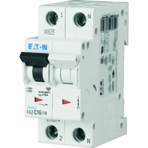 Eaton kismegszakító, 6 kA, 1P+0, faz6-c6/1n-239059