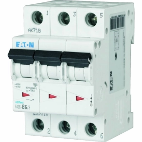 Eaton kismegszakító, 6 kA, 3P, faz6-b20/3-239114