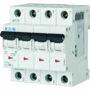 Eaton kismegszakító, 6 kA, 4P, faz6-b32/4-239186
