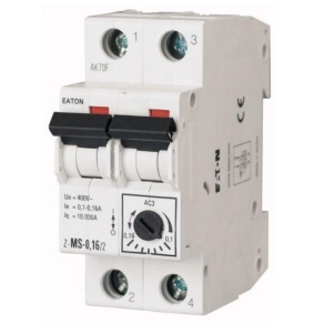  Eaton motorvédő kapcsoló kétpólusú, z-ms-0, 63/2-248392