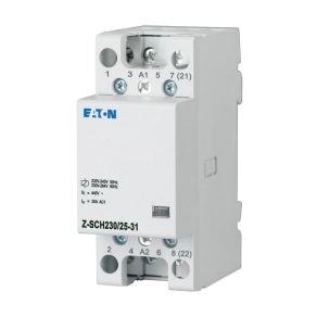   Eaton installációs kontaktor, 3z+1ny, 25A (AC1), 230V AC, z-sch230/25-31-248846