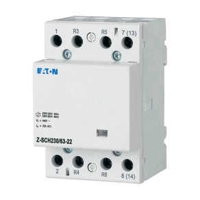   Eaton installációs kontaktor, 2z+2ny, 63A (AC1), 230V AC, z-sch230/63-22-248857