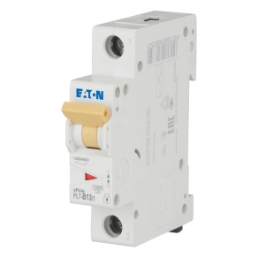 Eaton kismegszakító, 10kA, egypólusú, pl7-b13/1-262675