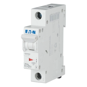 Eaton kismegszakító, 10kA, egypólusú, pl7-c1/1-262697