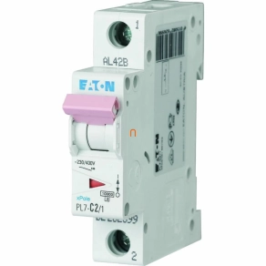 Eaton kismegszakító 1P C 2A 10kA PL7-C2/1 (262699)