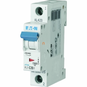 Eaton kismegszakító 1P C 20A 10kA PL7-C20/1 (262705)