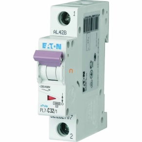 Eaton kismegszakító 1P C 32A 10kA PL7-C32/1 (262707)