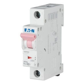 Eaton kismegszakító, 10kA, egypólusú, pl7-d2/1-262711