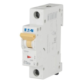 Eaton kismegszakító, 10kA, egypólusú, pl7-d13/1-262715