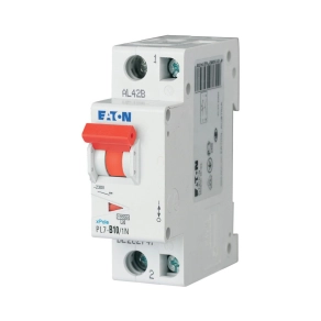 Eaton kismegszakító, 10kA, 1P+0, pl7-b10/1n-262728