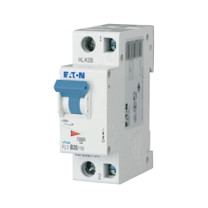 Eaton kismegszakító, 10kA, 1P+0, pl7-b20/1n-262741