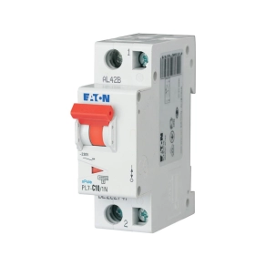 Eaton kismegszakító, 10kA, 1P+0, pl7-c10/1n-262747