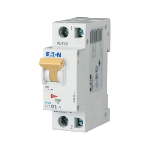 Eaton kismegszakító, 10kA, 1P+0, pl7-c13/1n-262748