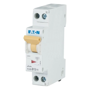   Eaton kismegszakító, 6 kA, 1P+1N 1TE, pln6-b13/1n-de-263271